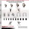 Service Caster 4 Inch 316SS Maroon Polyurethane Swivel 1-3/8 Inch Expanding Stem Caster Set SCC SCC-SS316EX20S414-PPUB-MRN-138-4 - alternate 3